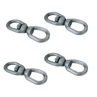 Hot dipped galvanized 5/16 inch eye to eye swivel for marine mooring applications