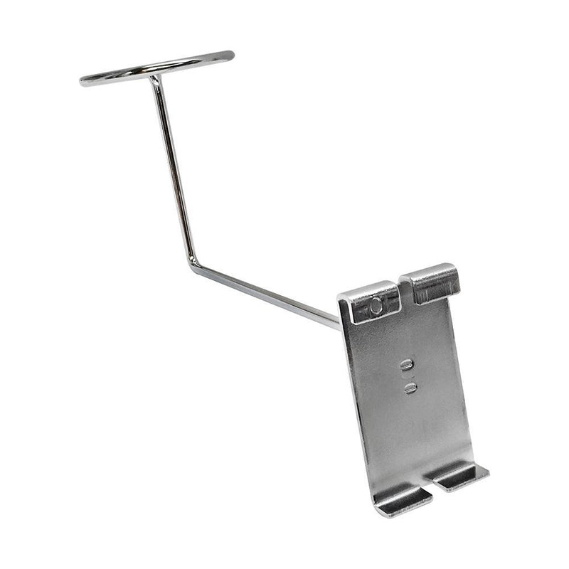 1 Pc Chrome Gridwall Hat Display Hooks Single Cap Holders for Wire Grid Retail & Boutique Fixtures