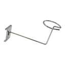 Gridwall Hat Display Hook Chrome Finish Single Cap Holder for Retail Display Panels Wire Grid Accessory for Store Fixtures and Merchandising Displays | 1 Pc