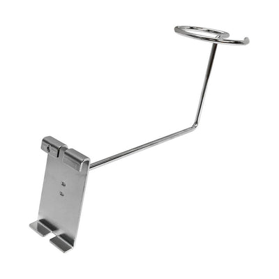 1 Pc Chrome Gridwall Hat Display Hooks Single Cap Holders for Wire Grid Retail & Boutique Fixtures