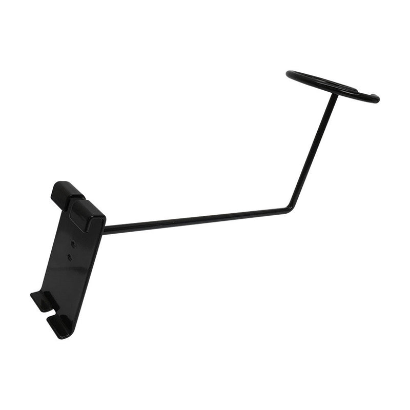 1 Pc Gloss Black Gridwall Hat Display Hooks Single Cap Holders for Wire Grid Retail & Boutique Fixtures