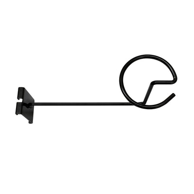1 Pc Gloss Black Gridwall Hat Display Hooks Single Cap Holders for Wire Grid Retail & Boutique Fixtures