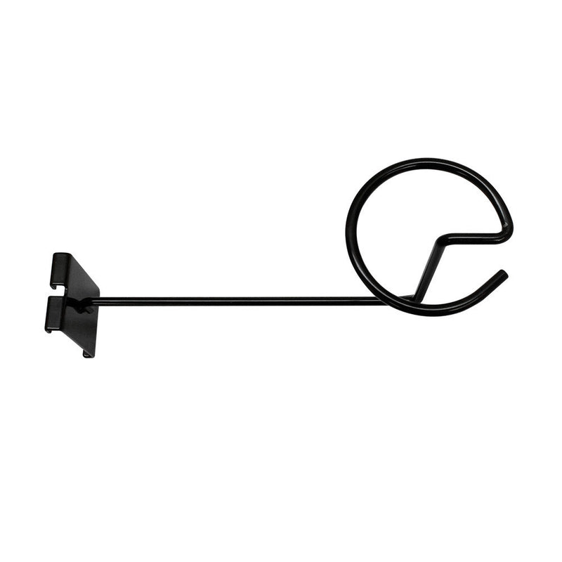 1 Pc Gloss Black Gridwall Hat Display Hooks Single Cap Holders for Wire Grid Retail & Boutique Fixtures