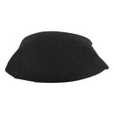 Square black velvet jewelry display pad for accessories and wristwear