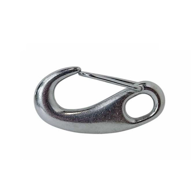 4 Pcs T316 Stainless Steel Gate Snap Hook 3-3/4", 1000 Lbs WLL Marine Grade Carabiner for Rigging, Sailing, and Outdoor Use