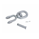 4 Pcs 1/2" Jaw & Eye Swivel for Marine Boats – Hot Dipped Galvanized Mooring Connector, 3,600 lbs WLL, Eye Eye Swivel