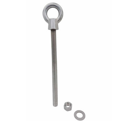 Marine T316 Stainless Steel 1-1/4" x 18" Shoulder Eye Bolt 9,000 Lbs WLL