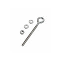 T316 Stainless Steel Welded Plain Eye Bolt, Marine Boat Eye Screw Hardware with Working Load Limit for Rigging and Fastening