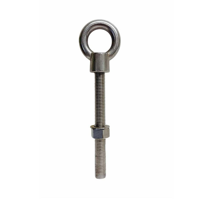 Marine T316 Stainless Steel Fully Threaded Shoulder Eye Bolt