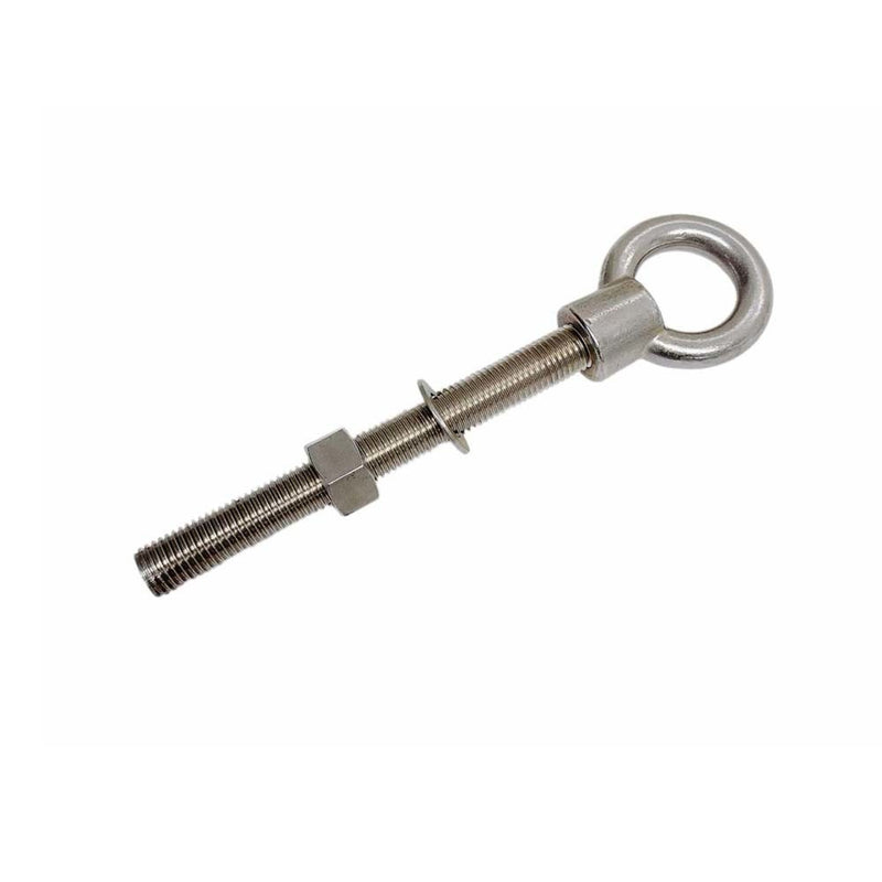 Marine T316 Stainless Steel Fully Threaded Shoulder Eye Bolt