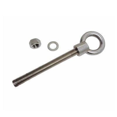 Marine T316 Stainless Steel Fully Threaded Shoulder Eye Bolt