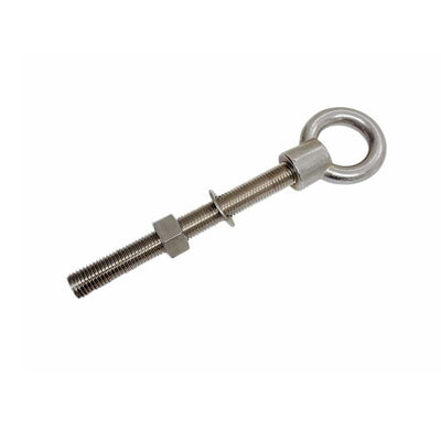 Marine T316 Stainless Steel 1" x 9" Shoulder Eye Bolt 7,500 Lbs WLL