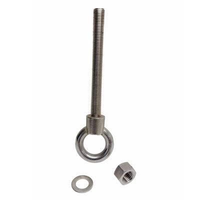 Marine T316 Stainless Steel 1" x 9" Shoulder Eye Bolt 7,500 Lbs WLL