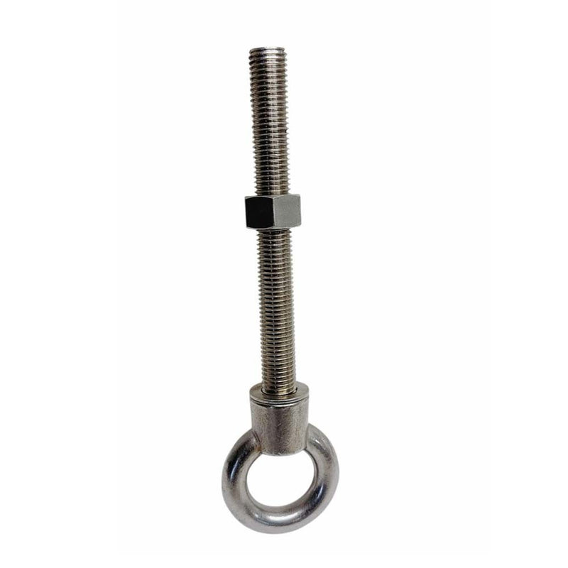 Marine T316 Stainless Steel 1" x 9" Shoulder Eye Bolt 7,500 Lbs WLL