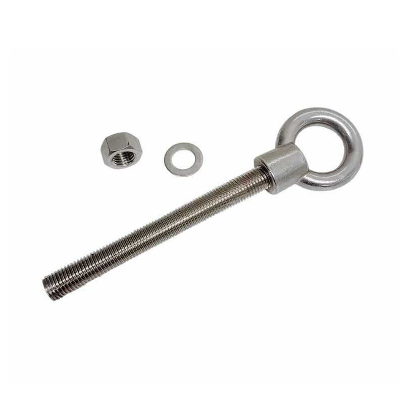 Marine T316 Stainless Steel 1" x 9" Shoulder Eye Bolt 7,500 Lbs WLL