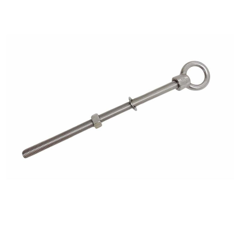 Marine T316 Stainless Steel 5/8" x 12" Shoulder Eye Bolt 3,200 Lbs WLL