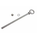 Marine T316 Stainless Steel 5/8" x 12" Shoulder Eye Bolt 3,200 Lbs WLL