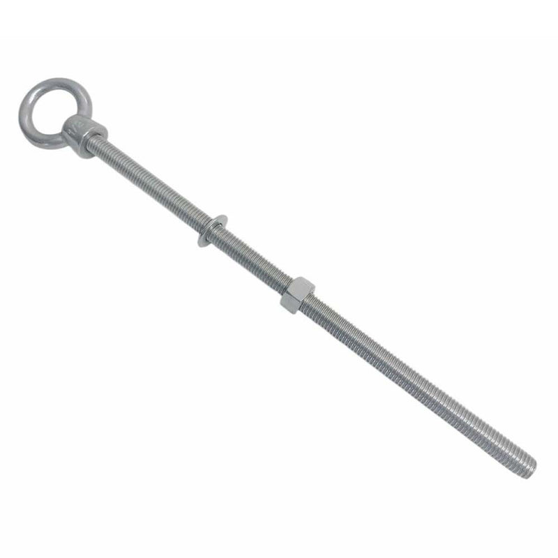 Marine T316 Stainless Steel 1/2" x 12" Shoulder Eye Bolt 2,000 Lbs WLL