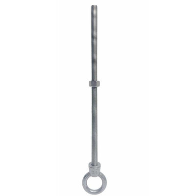 Marine T316 Stainless Steel 1/2" x 12" Shoulder Eye Bolt 2,000 Lbs WLL