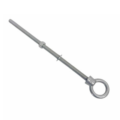 Marine T316 Stainless Steel 1/2" x 12" Shoulder Eye Bolt 2,000 Lbs WLL