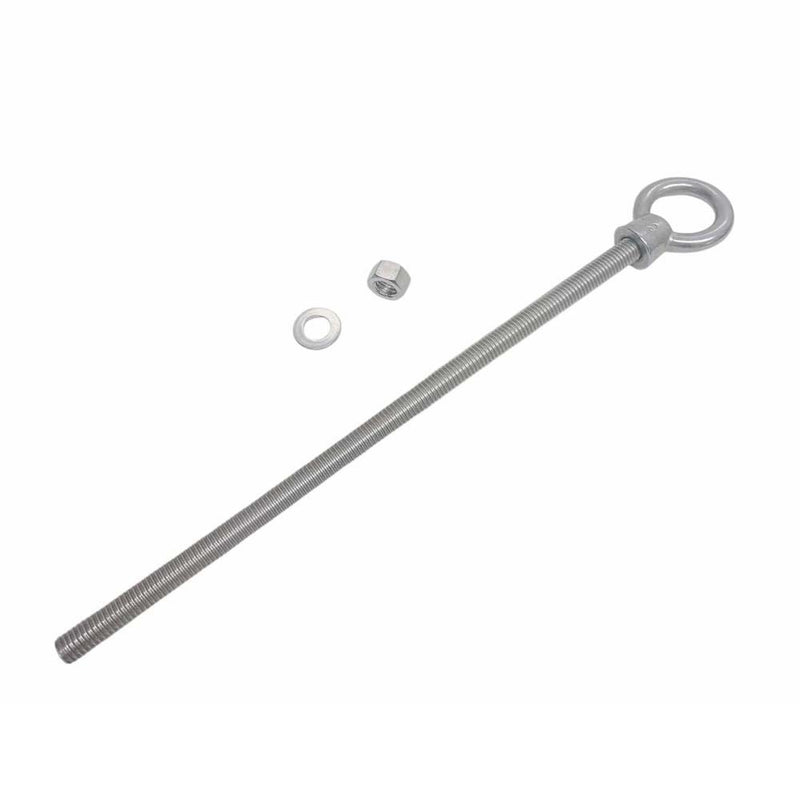 Marine T316 Stainless Steel 1/2" x 12" Shoulder Eye Bolt 2,000 Lbs WLL