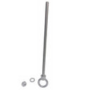 Marine T316 Stainless Steel 1/2" x 12" Shoulder Eye Bolt 2,000 Lbs WLL
