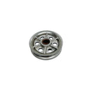 Marine T304 Stainless Steel 3" Sheave Wire Rope Pulley Brass Bushing for 5/8" Rope