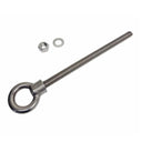 Marine T316 Stainless Steel Fully Threaded Shoulder Eye Bolt