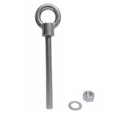 Marine T316 Stainless Steel Fully Threaded Shoulder Eye Bolt