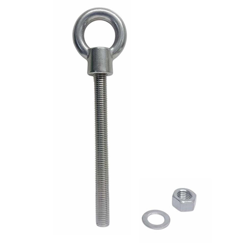 Marine T316 Stainless Steel Fully Threaded Shoulder Eye Bolt