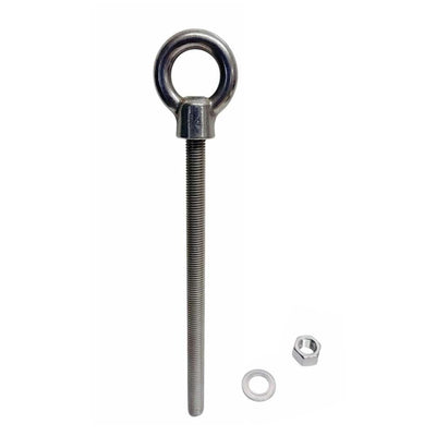 Marine T316 Stainless Steel 3/4" x 12" Shoulder Eye Bolt 4,700 Lbs WLL