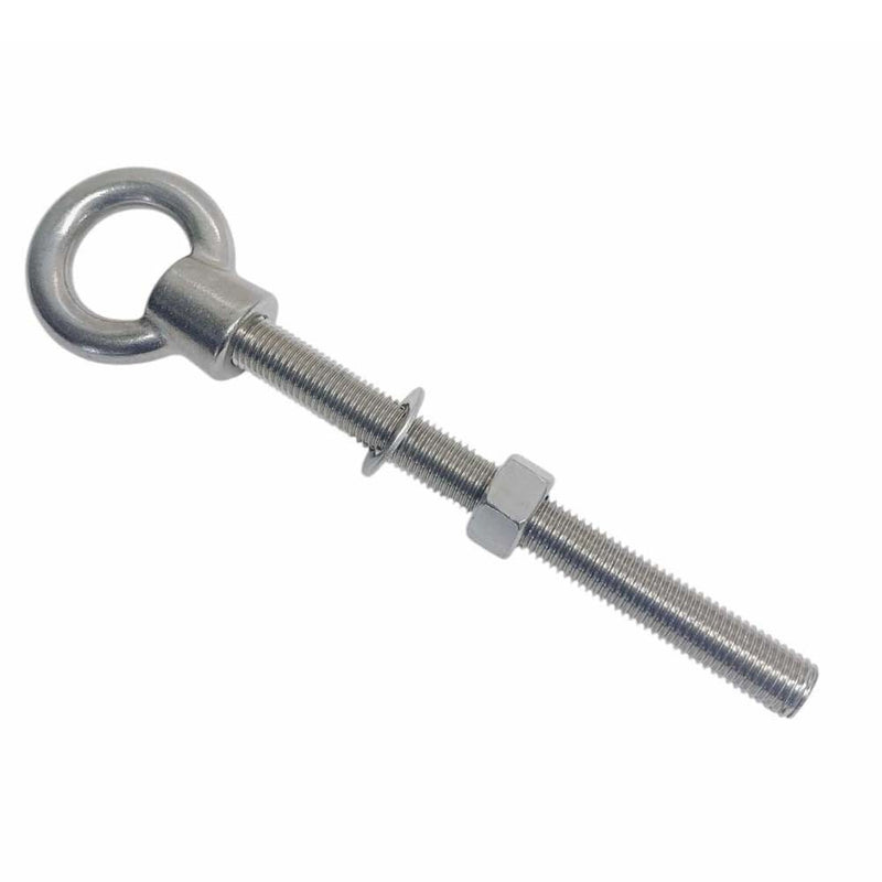 Marine T316 Stainless Steel 7/8" x 9" Shoulder Eye Bolt 5,800 Lbs WLL