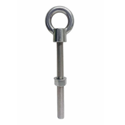 Marine T316 Stainless Steel 7/8" x 9" Shoulder Eye Bolt 5,800 Lbs WLL