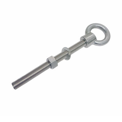 Marine T316 Stainless Steel 7/8" x 9" Shoulder Eye Bolt 5,800 Lbs WLL