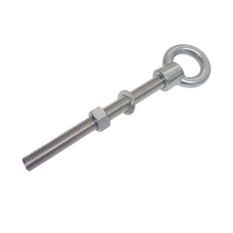 Marine T316 Stainless Steel 7/8" x 9" Shoulder Eye Bolt 5,800 Lbs WLL