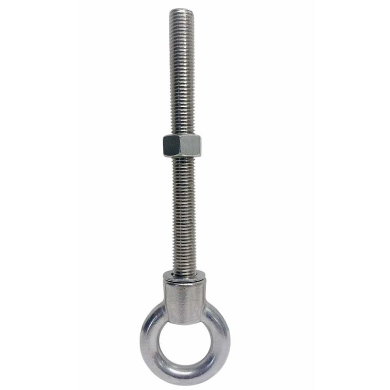 Marine T316 Stainless Steel 7/8" x 9" Shoulder Eye Bolt 5,800 Lbs WLL