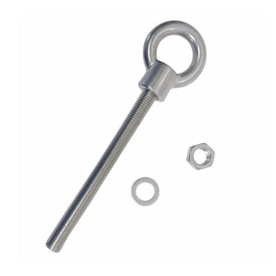 Marine T316 Stainless Steel 7/8" x 9" Shoulder Eye Bolt 5,800 Lbs WLL