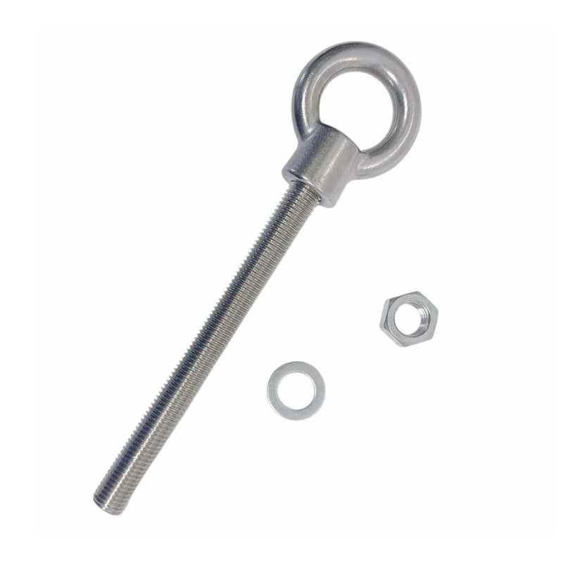 Marine T316 Stainless Steel 7/8" x 9" Shoulder Eye Bolt 5,800 Lbs WLL