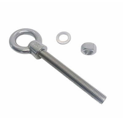 Marine T316 Stainless Steel Fully Threaded Shoulder Eye Bolt