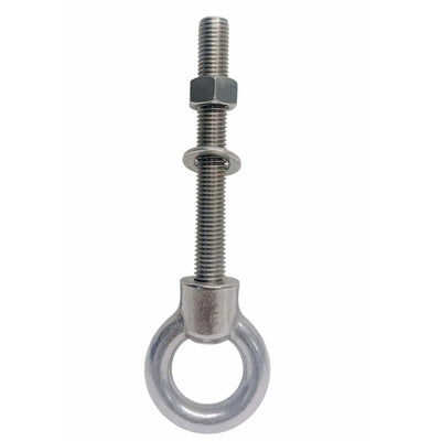 Marine T316 Stainless Steel 3/4" x 6" Shoulder Eye Bolt 4,700 Lbs WLL