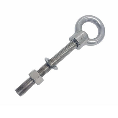 Marine T316 Stainless Steel 3/4" x 6" Shoulder Eye Bolt 4,700 Lbs WLL