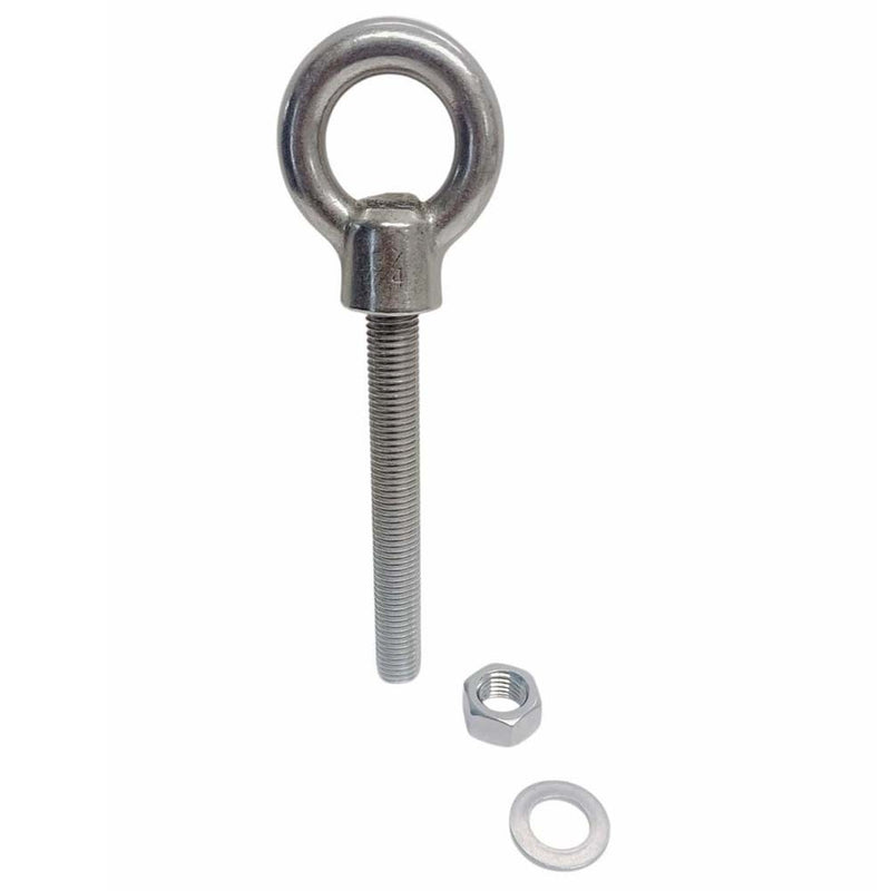 Marine T316 Stainless Steel 3/4" x 6" Shoulder Eye Bolt 4,700 Lbs WLL