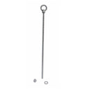 4 Pcs Marine T316 Stainless Steel 1/4" x 12" Shoulder Eye Bolt 400 Lbs WLL