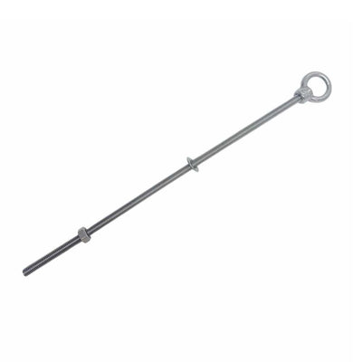 Marine T316 Stainless Steel 1/4" x 12" Shoulder Eye Bolt 400 Lbs WLL