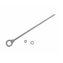 Marine T316 Stainless Steel 1/4" x 12" Shoulder Eye Bolt 400 Lbs WLL
