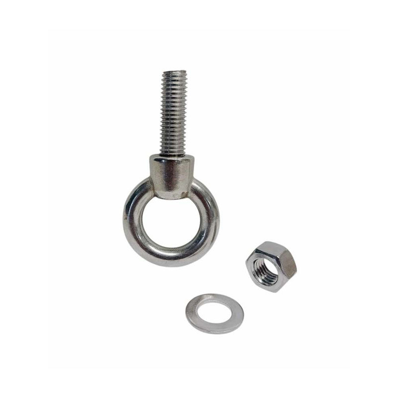 4 Pcs Marine T316 Stainless Steel 1/2" x 1-1/2" Shoulder Eye Bolt 2,000 Lbs WLL