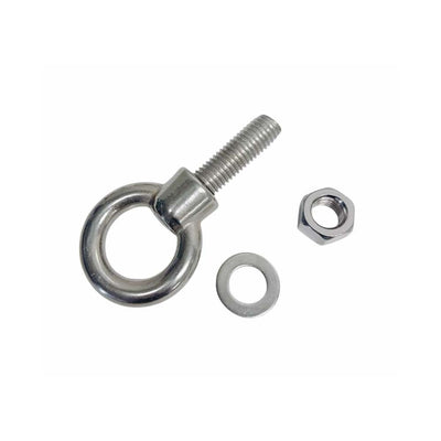 Marine T316 Stainless Steel 1/2" x 1-1/2" Shoulder Eye Bolt 2,000 Lbs WLL