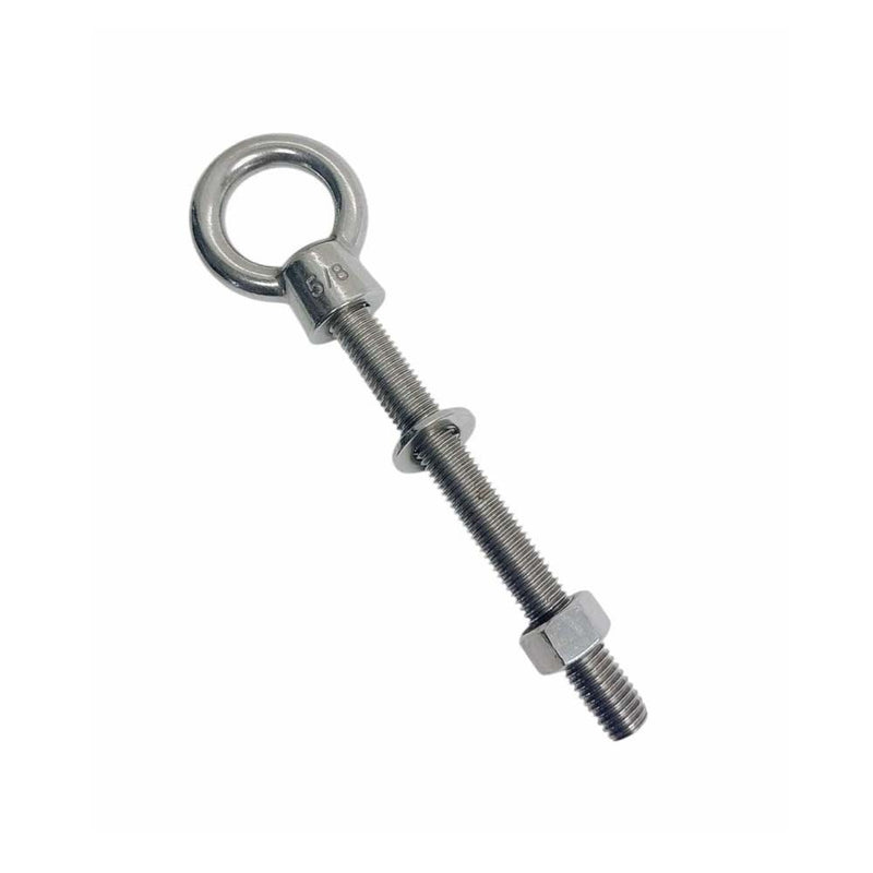 Marine T316 Stainless Steel 5/8" x 6" Shoulder Eye Bolt 3,200 Lbs WLL