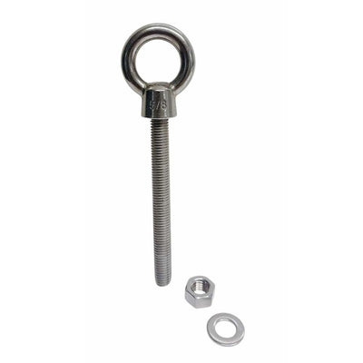 Marine T316 Stainless Steel 5/8" x 6" Shoulder Eye Bolt 3,200 Lbs WLL