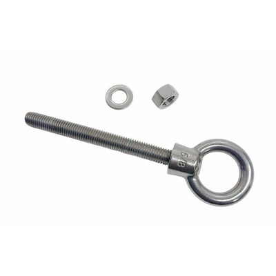 Marine T316 Stainless Steel 5/8" x 6" Shoulder Eye Bolt 3,200 Lbs WLL